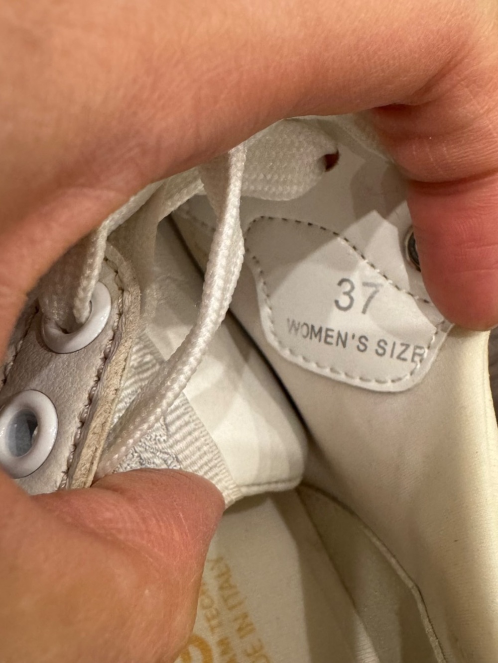 Hogan Women's Interactive White Sneakers Size 37 - Picture 6 of 9